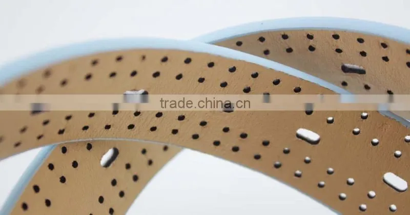 HOT 1 inch Women fashion summer dresses belt with colorful leather buckle in summer china Factory