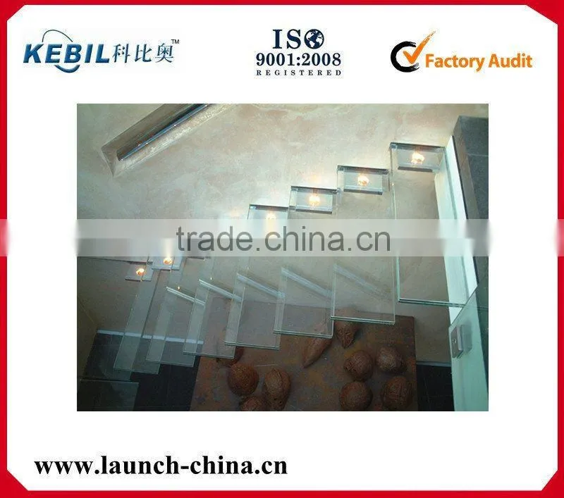 glass stair treads