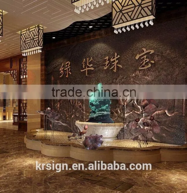 Metal Frame customized backlit business advertising led letter sign
