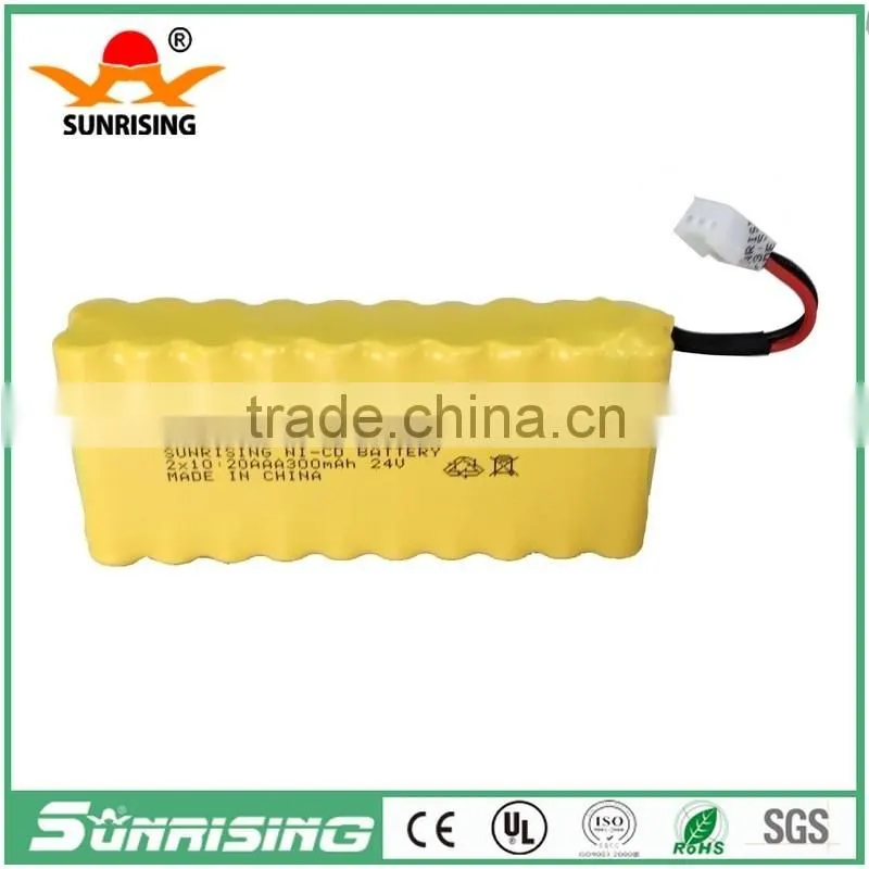 24V NI-CDaaa300 rechargeable battery pack