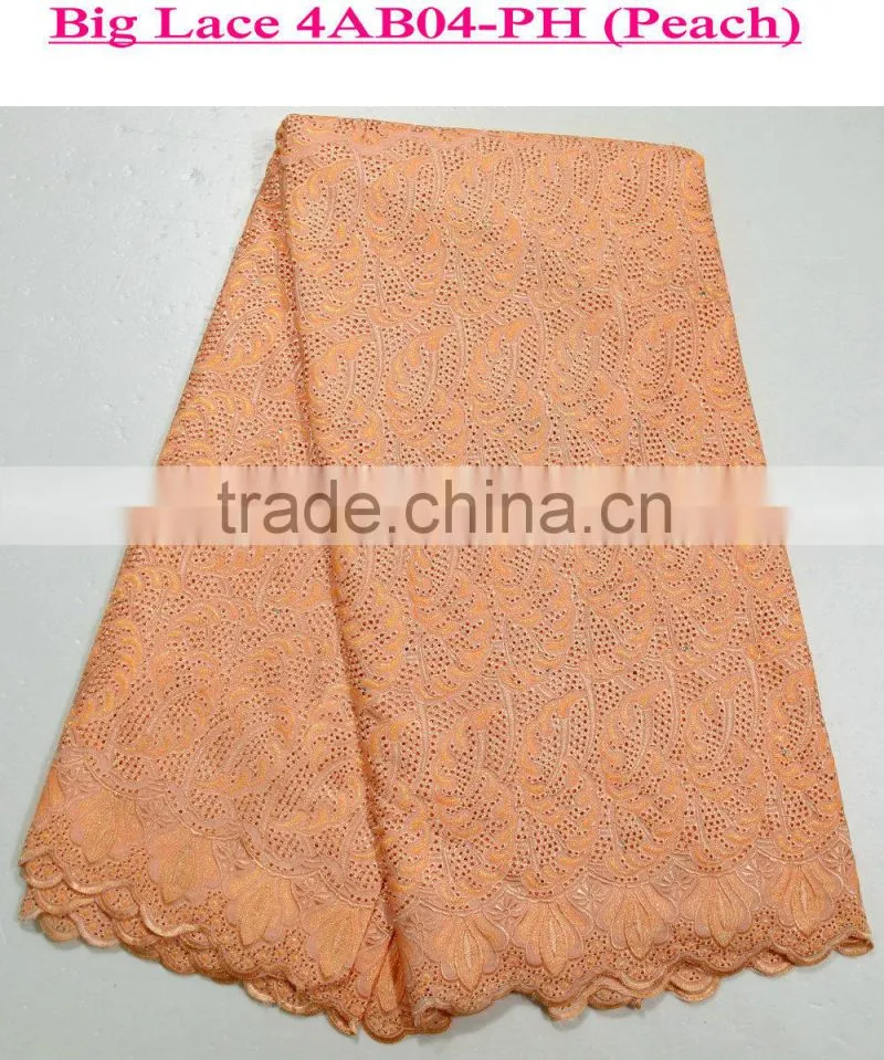 2015 swiss voile lace embroidery design lady dress special flower lace for party