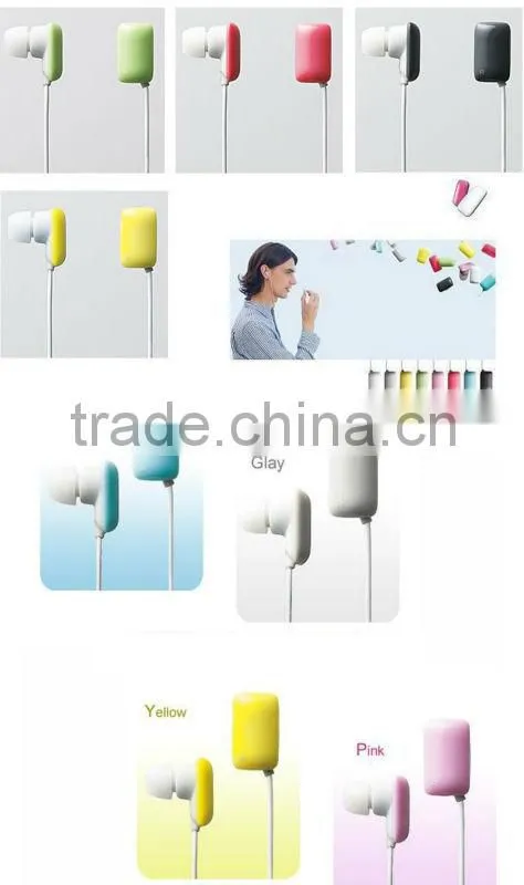 Headphone with Volume Control Mic Earphone