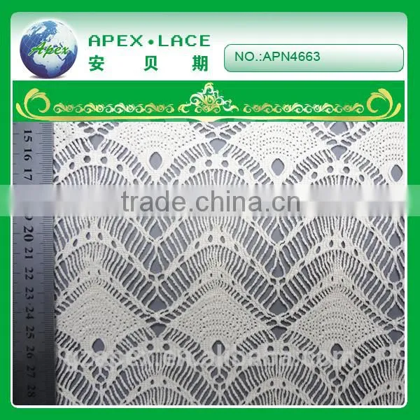 Good quality mesh nylon lace for wholesales