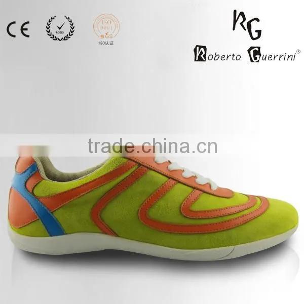 suede lace up fashion design custom casual sport shoes