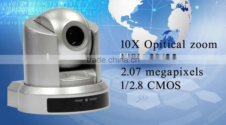 video chat conferencing studio pipe inspection camera 10X Opticalzoom conference system