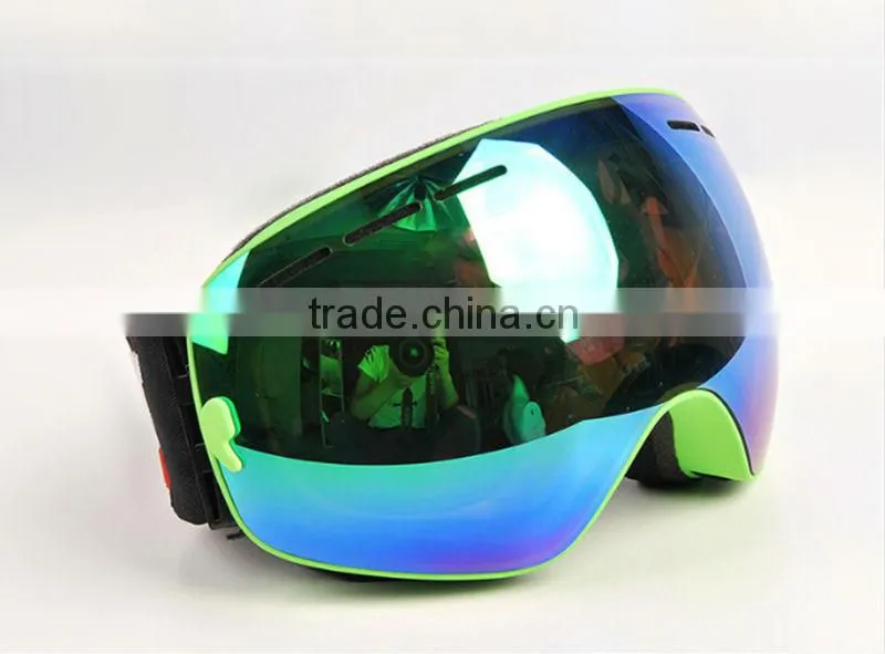 Detachable Lens Ski/Snowboarding Goggles Double Lens Anti-fog Snow Goggles