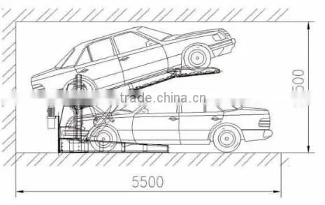 2016 hot sales parking lift