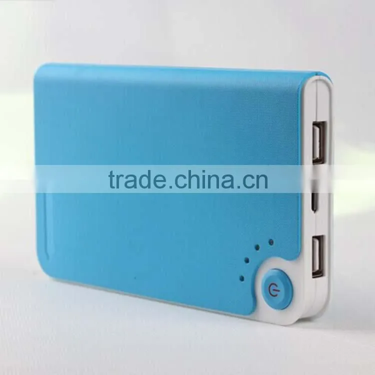 book shape 7200mAh laptop power bank for smartphone