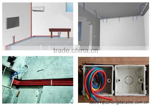0.6/1KV multi-core pvc shield electric wire cable braided cables electric wire