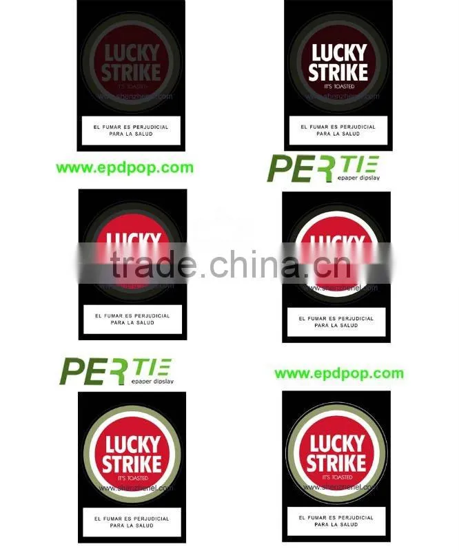 original design e-paper display with different shapes and size glass display