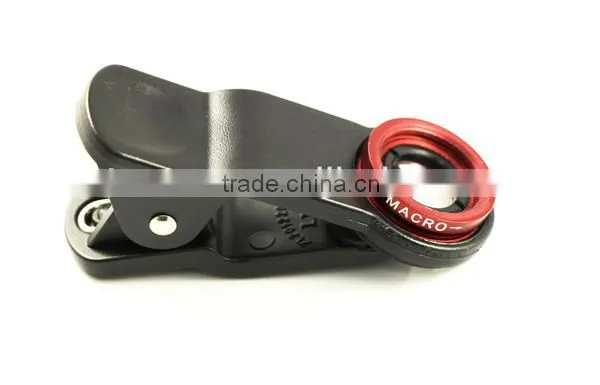 Fisheye Lens,3-in-one Universal Clip Lens For Mobile Phone/Notebook PC/Ipad
