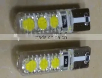 New style T10 W5W Silica COB 6SMD High Power 194 168 t10 led light