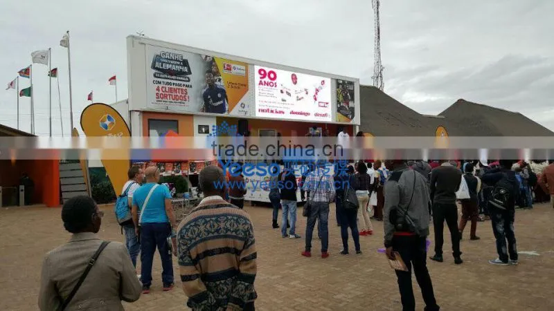 YEESO Mobile LED, Mobile LED Advertising stage container C40for Outdoor Publicity and advertisement!