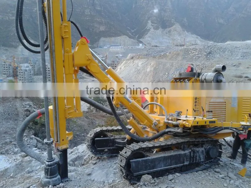 Load sensing hydraulic down hole drill rig machine