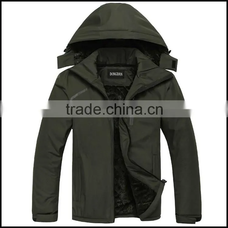 Top quality OEM Outdoor Fleece Lined Polyester Men Sports Jacket
