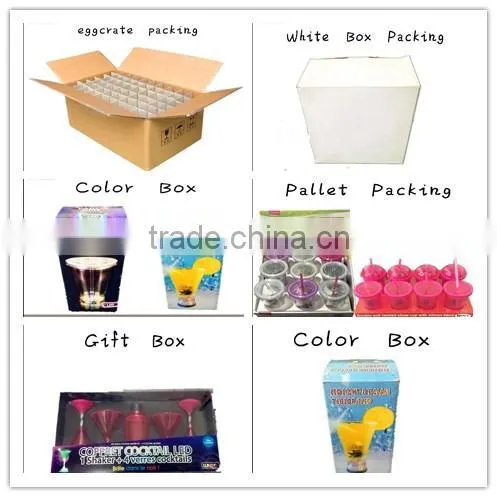plastic flameless LED color changing candle light