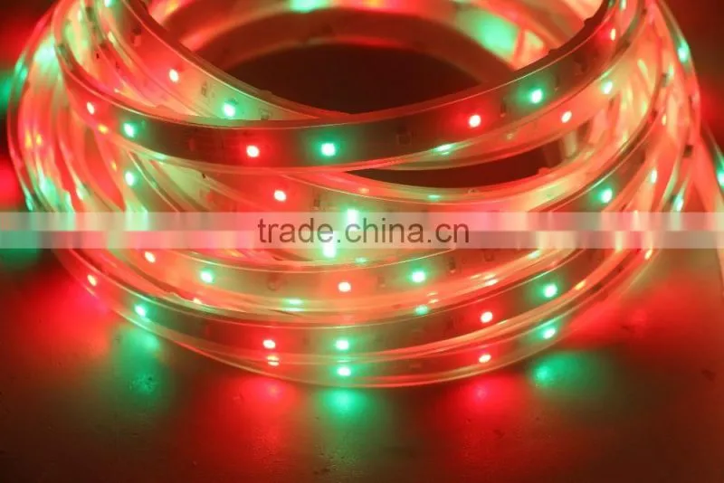 5M 300 leds 60leds/m 12V SMD 3528 RGB LED Strip light flexible band with 24/44 Keys IR Remote control +3A Power Supply