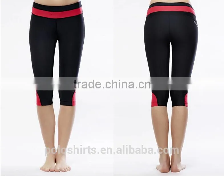 Ladies 87% Polyester 13% Spandex Running Wear Dri-Fit Gym Pants for Women