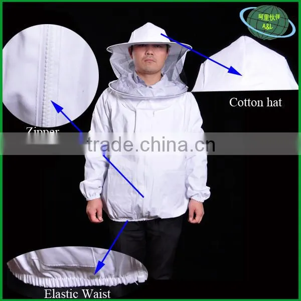 100% cotton bee protection jacket with various colors and sizes