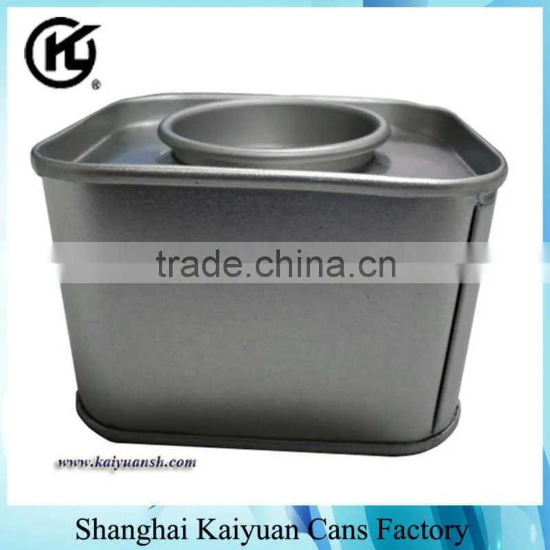 High Quality Square Oil Alcohol Tin Can Box (various lids and printing)