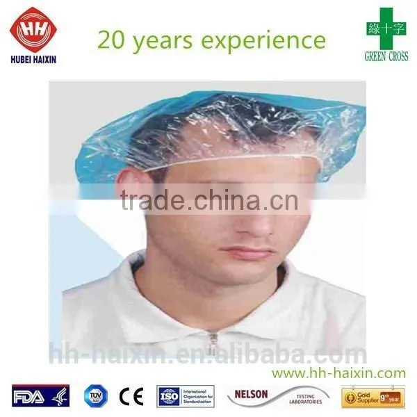 Cap manufacturer disposable waterproof hat, cover head cap