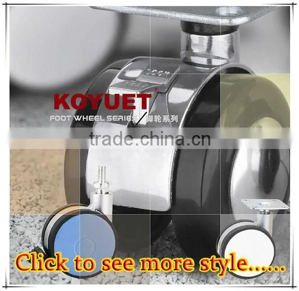 Pro Wholesale Free Sample Economical Alloy Metal Plate 1.5 inch 2 inch Heavy Duty Caster Wheel