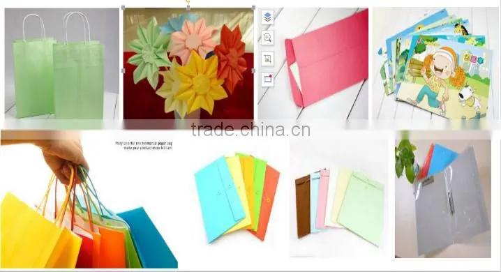 80gsm metallic paper sheet/golden silver metallic paper sheet