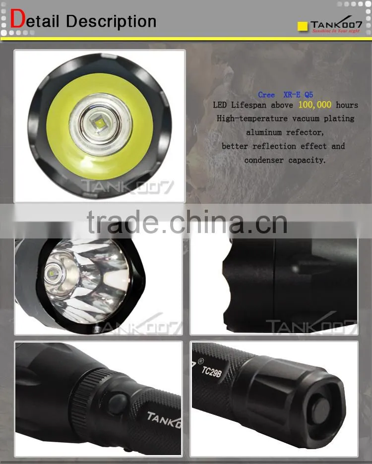 rechargeable powerful hunting led torch bright light torch police flashlight