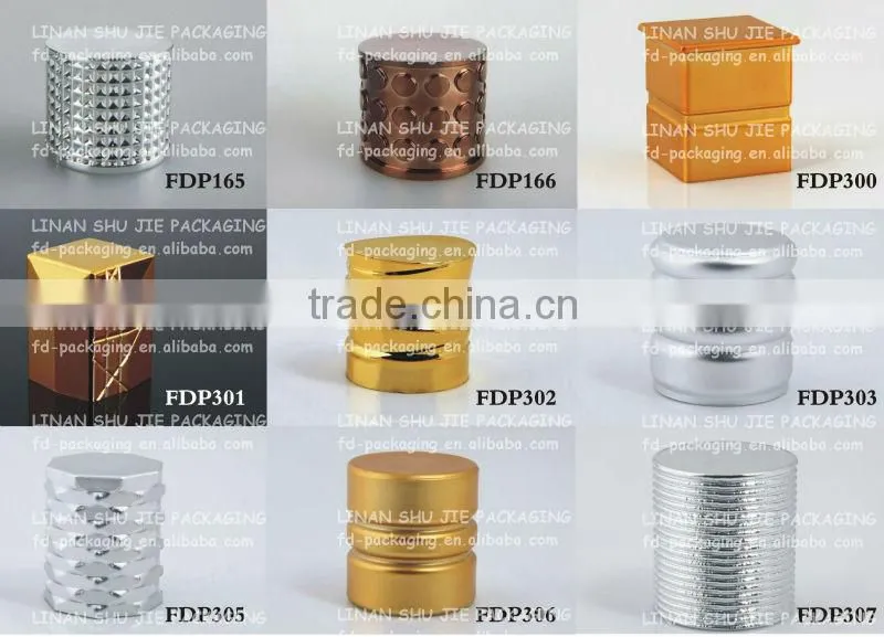 Perfume bottle cap,ABS Metalized cap with PP inside
