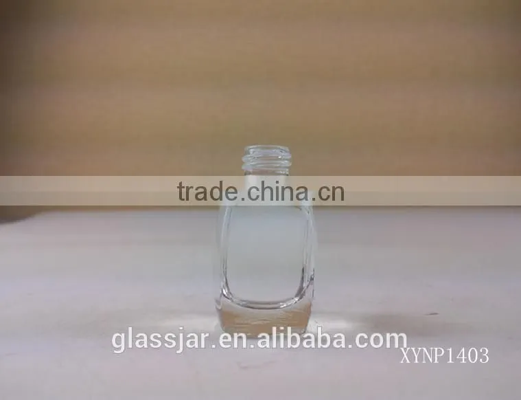 8ML empty clear nail polish bottle