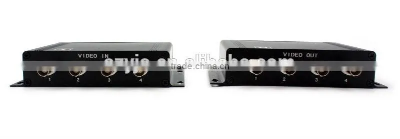 4CH analog video multiplexer in a single coax cable