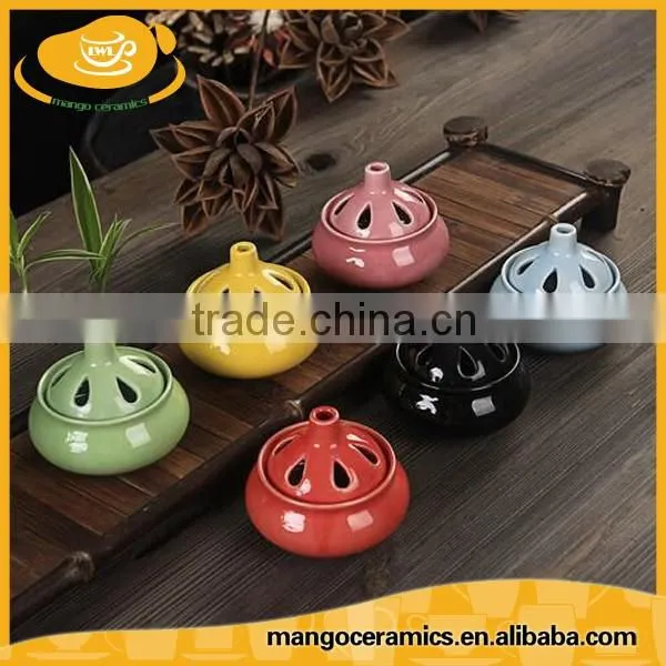Cheap wholesale mini size ceramic porcelain aroma oil burner
