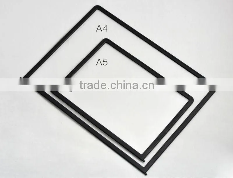 clear plastic panel display