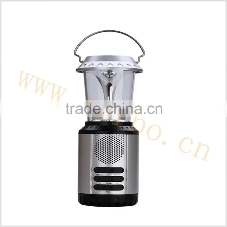 Solar Hand Crank Radio Lantern with Power Output