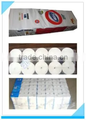 Semi Automatic Packing Line , Toilet Roll Tissue Packaging Machine