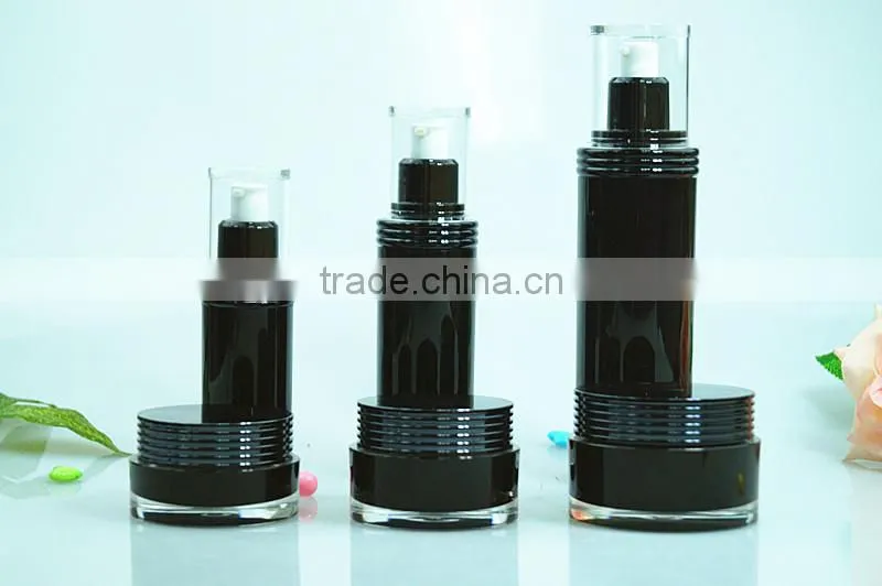 Acrylic packaging cosmetique cream bottles and jars