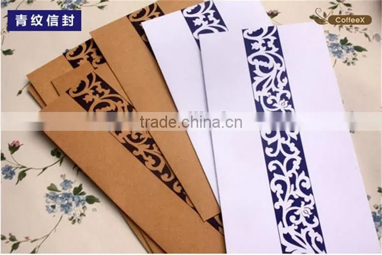 Chinese Style 120g Kraft Paper Envelopes 110*220mm