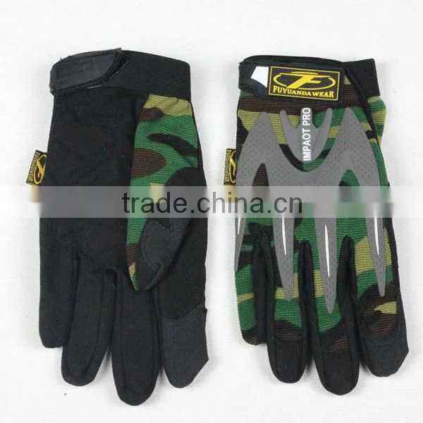 men workers protective labor gloves