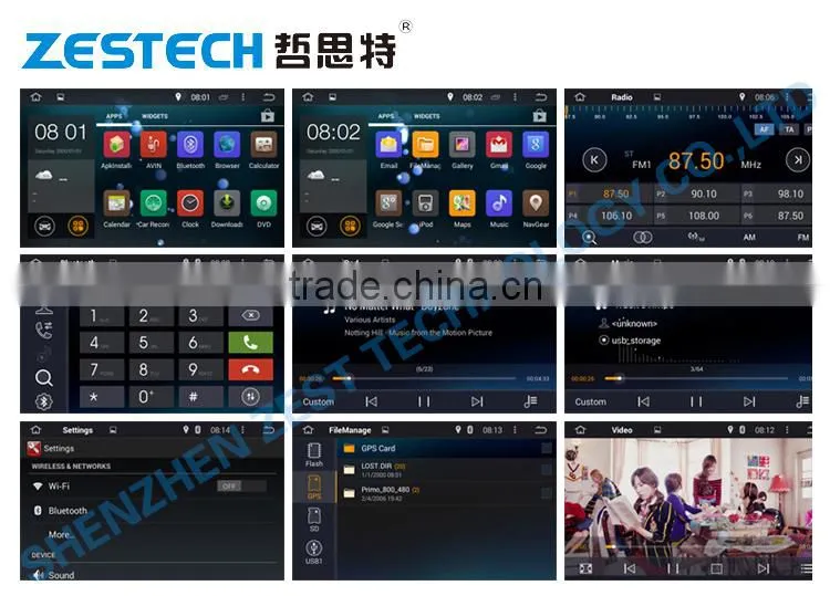 Android 4.4 car dvd gps navigation for nissan TEANA