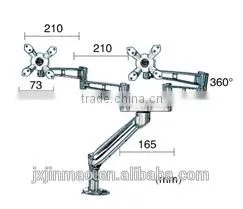 Desktop Lcd Bracket Mount, LCD Monitor Dual Arms