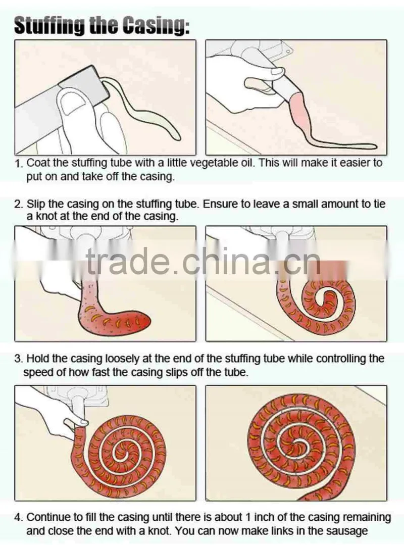 kitchener 5-Lb manual stainless steel sausage stuffer