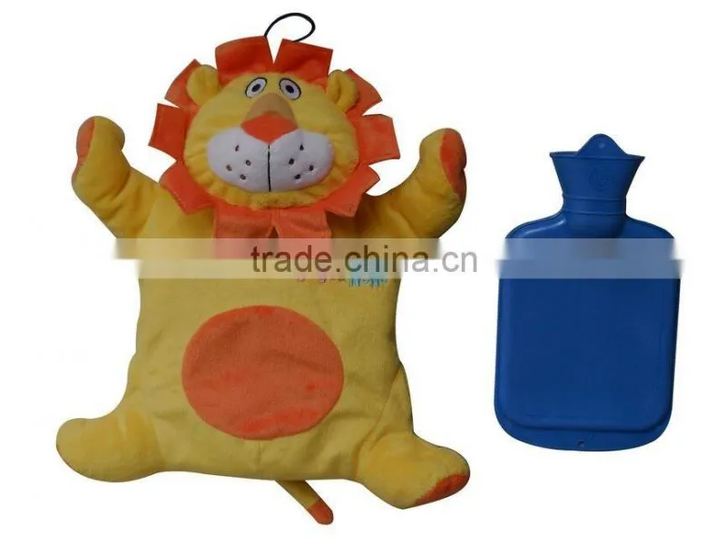 animal hot water bottle cover,cat hot water cover,Plush Cat Bottle Cover