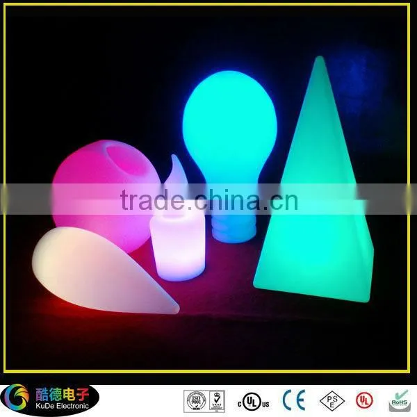 LED Luminous Pyramind Decoration LED Light Indoor Outdoor Garden Decor