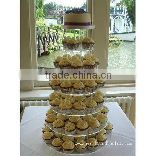 Cheap Crazy Selling acrylic wedding cake holder