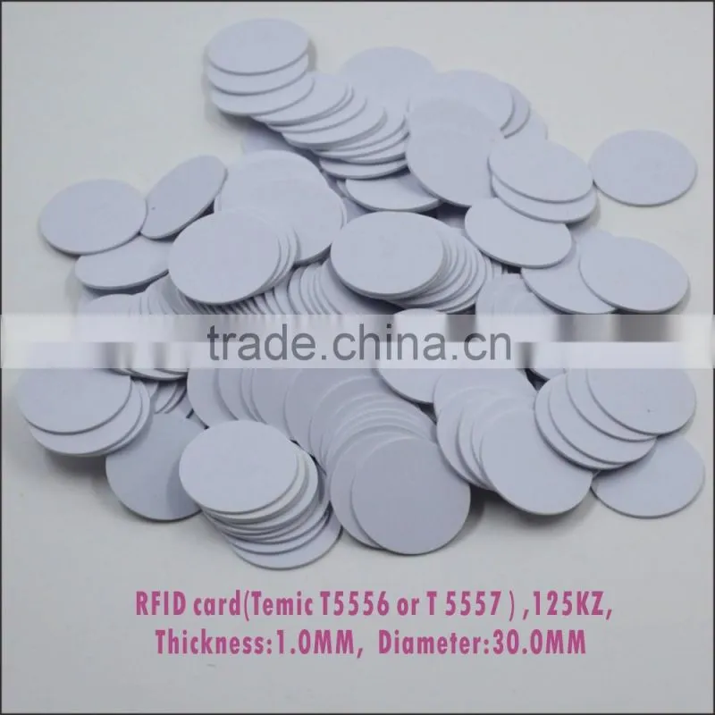 HOT Round Coin Size RFID Chip Wristband Access Control Tag