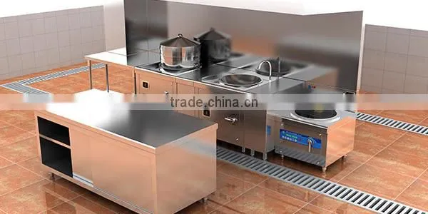 High quality big power kitchen induction cooker/electrical fast food kitchen equipment wih ce