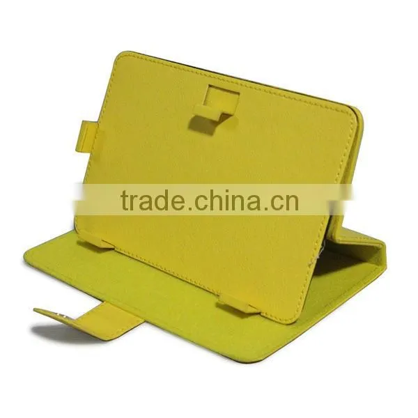 Newest leather rotating stand leather case for tablet pc for 7 inch tablet pc