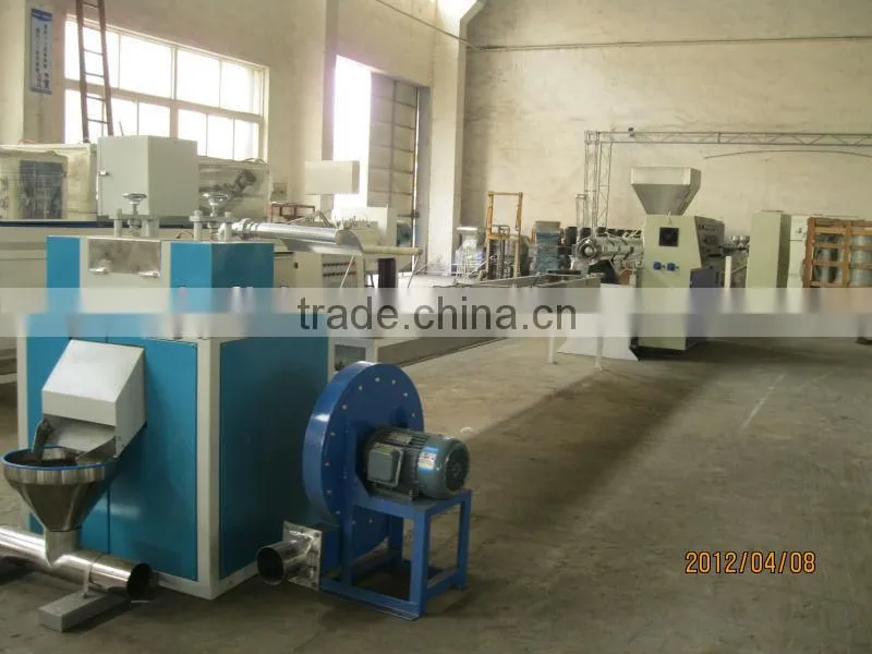 Plastic granules extruder to making pellets