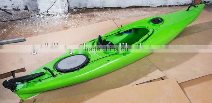 hot selling new style one person sit in fishing kajak & plastic kajak & single touring fishing kayak