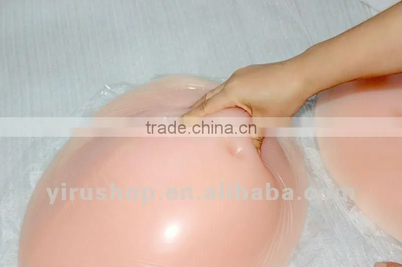 silicone fake pregnancy belly, beer belly, big belly
